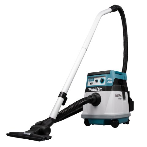 Makita DVC157LZX3 Akku-Staubsauger 15L 2x18V Trocken (ohne Akku, ohne Ladegerät) inkl. AWS Funk-Adapter WUT01