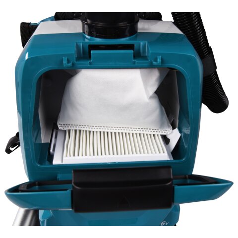 Makita DVC261ZX15 Akku-Rucksack Staubsauger 2x18V (ohne Akku, ohne Ladegerät)