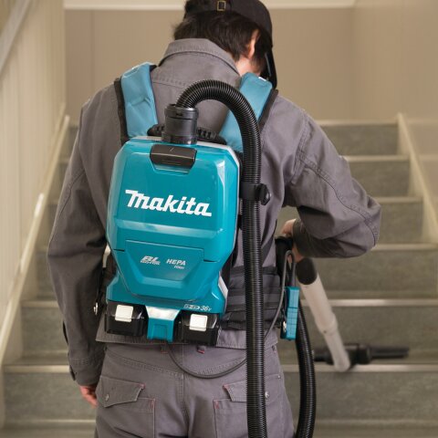Makita DVC261ZX15 Akku-Rucksack Staubsauger 2x18V (ohne Akku, ohne Ladegerät)