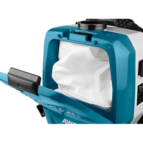Makita DVC265ZXU Akku-Rucksack Staubsauger 2x18V mit Bluetooth (ohne Akku, ohne Ladegerät) EN