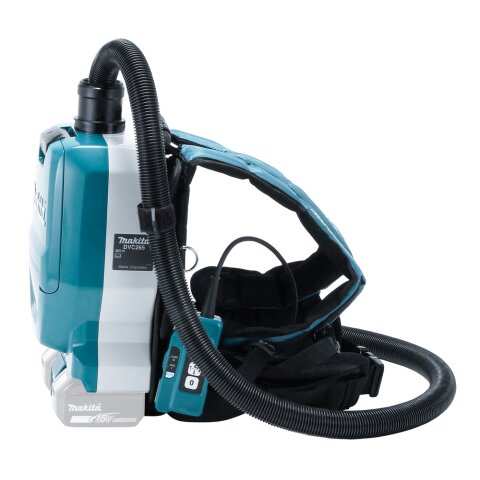 Makita DVC265ZXU Akku-Rucksack Staubsauger 2x18V mit...