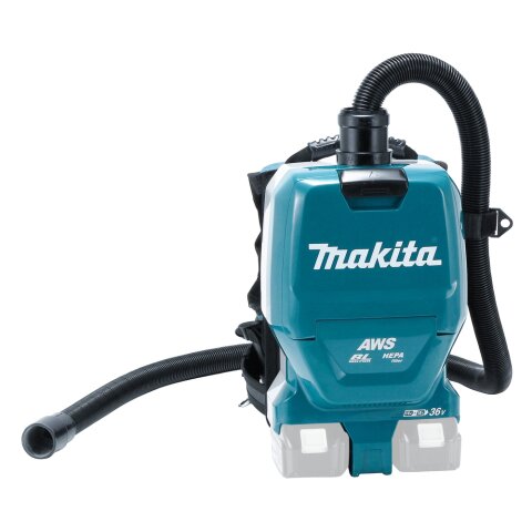 Makita DVC265ZXU Akku-Rucksack Staubsauger 2x18V mit Bluetooth (ohne Akku, ohne Ladegerät) EN