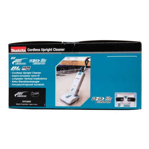 Makita DVC560Z Akku-Staubsauger 2x18V (ohne Akku, ohne Ladegerät)