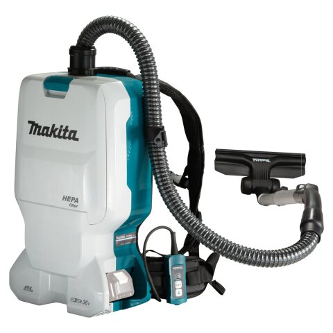 Makita DVC660Z Akku-Rucksackstaubsauger 2x18V (ohne Akku,...