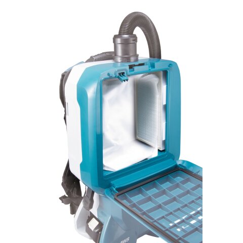 Makita DVC665ZU Akku-Rucksackstaubsauger 2x18V mit Bluetooth (ohne Akku, ohne Ladegerät)