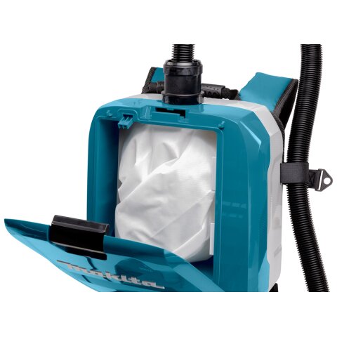 Makita DVC665ZU Akku-Rucksackstaubsauger 2x18V mit Bluetooth (ohne Akku, ohne Ladegerät)