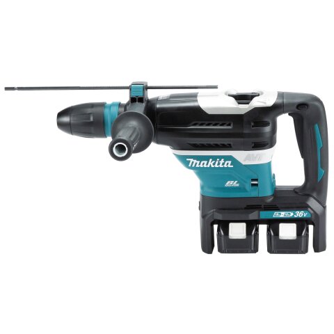 Makita DHR400G2UN Akku-Kombihammer für SDS-MAX 2x18V...