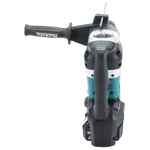 Makita DHR400G2UN Akku-Kombihammer für SDS-MAX 2x18V mit Bluetooth / 6,0 Ah, 2 Akkus + Ladegerät im Transportkoffer