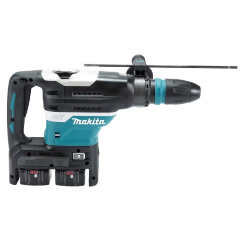 Makita DHR400G2UN Akku-Kombihammer für SDS-MAX 2x18V mit Bluetooth / 6,0 Ah, 2 Akkus + Ladegerät im Transportkoffer