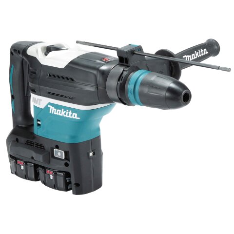 Makita DHR400G2UN Akku-Kombihammer für SDS-MAX 2x18V mit Bluetooth / 6,0 Ah, 2 Akkus + Ladegerät im Transportkoffer