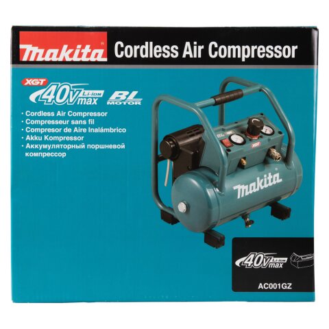 Makita AC001GZ Akku-Kompressor 9,3 bar 40V max. (ohne Akku, ohne Ladegerät) EN