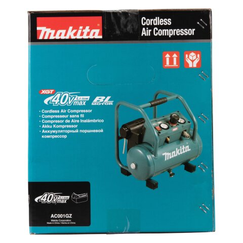 Makita AC001GZ Akku-Kompressor 9,3 bar 40V max. (ohne Akku, ohne Ladegerät) EN