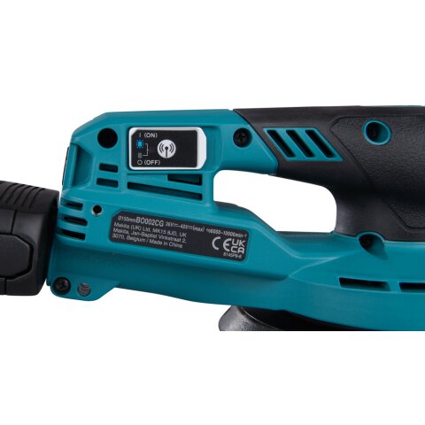 Makita BO002CGZ Akku-Exzenterschleifer 40V max. / 150 mm ø (ohne Akku, ohne Ladegerät) EN