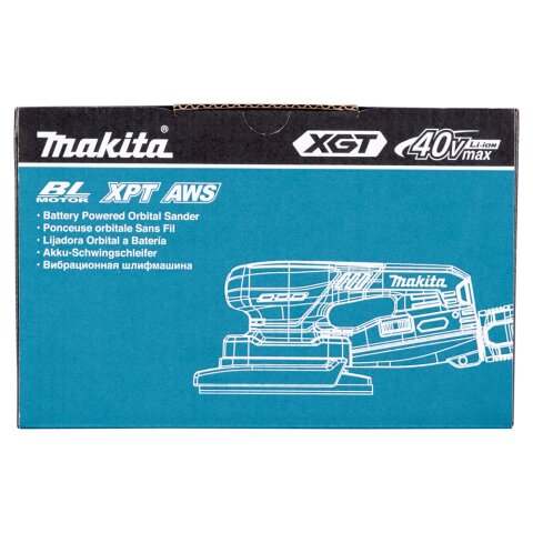 Makita BO005CGZ Akku-Schwingschleifer 40V max. / 80 mm x 130 mm (ohne Akku, ohne Ladegerät) EN