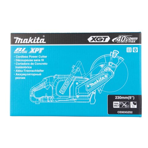 Makita CE003GZ02 Akku-Trennschleifer 40V max. / 230 mm ø (ohne Akku, ohne Ladegerät) EN