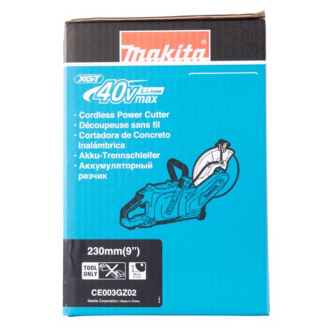 Makita CE003GZ02 Akku-Trennschleifer 40V max. / 230 mm ø (ohne Akku, ohne Ladegerät) EN