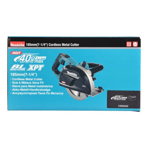 Makita CS002GZ Akku-Metallhandkreissäge 40V (ohne Akku, ohne Ladegerät) EN