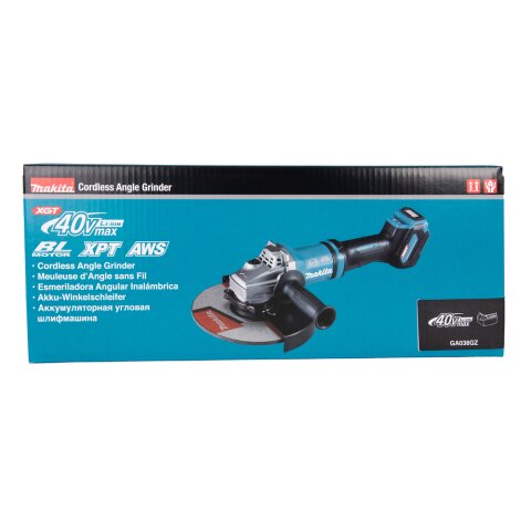 Makita GA038GZ Akku-Winkelschleifer 40V max. (ohne Akku, ohne Ladegerät) EN