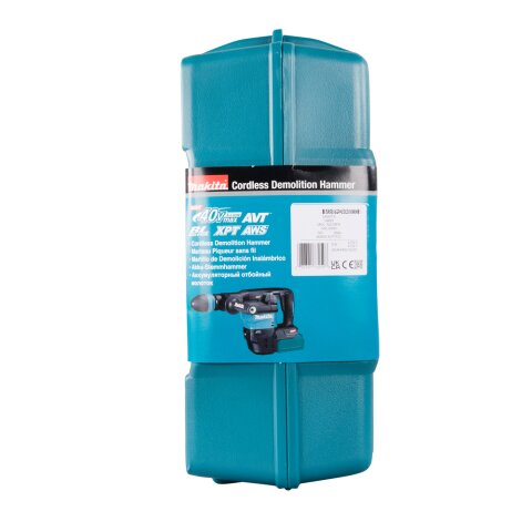 Makita HM001GZ02 Akku-Stemmhammer 40V max. (ohne Akku, ohne Ladegerät) im Transportkoffer inkl. AWS Funk-Adapter WUT01 EN