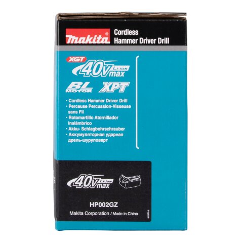 Makita HP002GZ Akku-Schlagbohrschrauber 40V max. (ohne Akku, ohne Ladegerät)