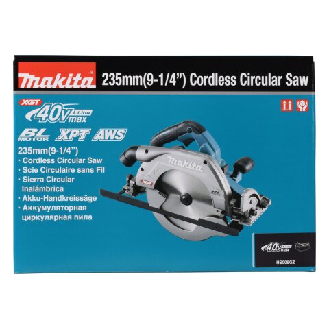 Makita HS009GZ Akku-Handkreissäge 40V max. (ohne Akkus, ohne Ladegerät)