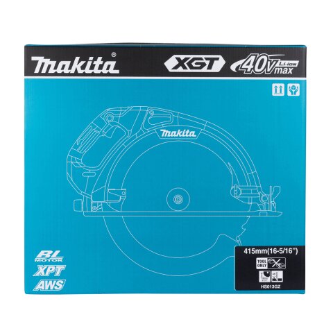 Makita HS013GZ Akku-Handkreissäge 158mm 40V max. (ohne Akku, ohne Ladegerät) EN