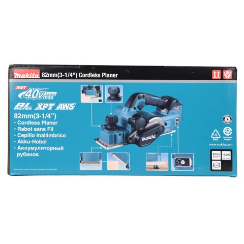 Makita KP001GZ Akku-Hobel 40V max. (ohne Akku, ohne Ladegerät)