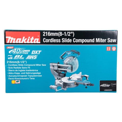 Makita LS002GZ01 Akku-Kapp-Gehrungssäge 40V max. (ohne Akku, ohne Ladegrät) inkl. AWS Funk-Adapter WUT01