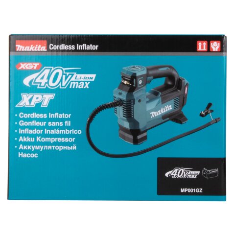 Makita MP001GZ Akku-Kompressor 11,1 bar 40V max. (ohne Akku, ohne Ladegerät) EN