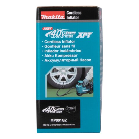 Makita MP001GZ Akku-Kompressor 11,1 bar 40V max. (ohne Akku, ohne Ladegerät) EN