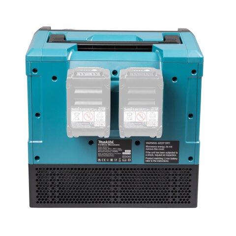 Makita MW001GZ Akku-Mikrowelle 40V max. 350/500 W, 8 l (ohne Akku, ohne Ladegerät) EN