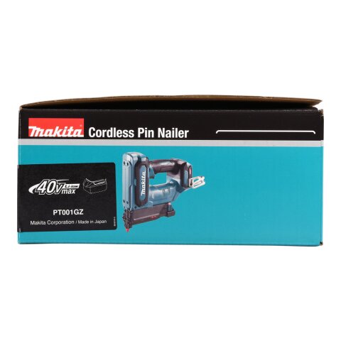 Makita PT001GZ Akku-Stiftnagler 40V max. (ohne Akku, ohne Ladegerät) EN
