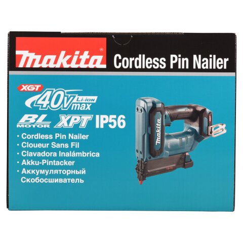 Makita PT001GZ Akku-Stiftnagler 40V max. (ohne Akku, ohne Ladegerät) EN