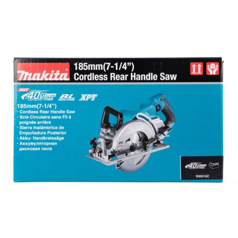 Makita RS001GZ Akku-Handkreissäge 65mm 40V max. (ohne Akku, ohne Ladegerät)