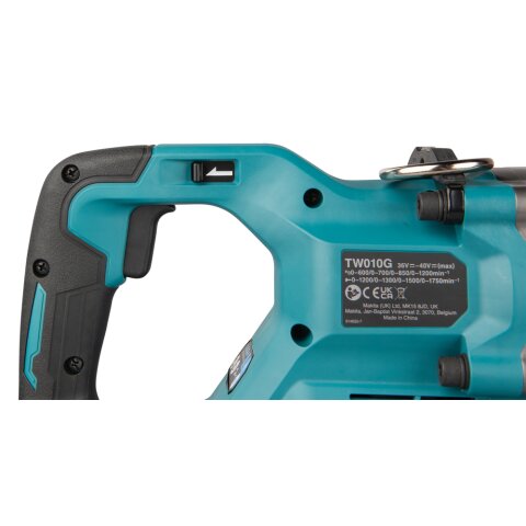 Makita TW010GZ Akku-Schlagschrauber 40V max. (ohne Akku, ohne Ladegerät), 1"-Außenvierkant mit Langschaft