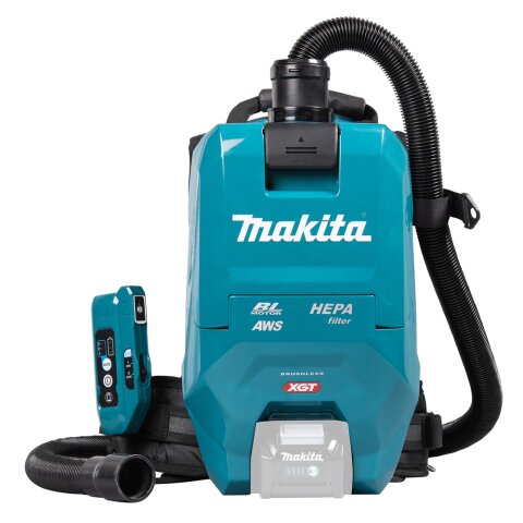 Makita VC009GZ01 Akku-Rucksackstaubsauger 40V max. mit AWS (ohne Akku, ohne Ladegerät) EN