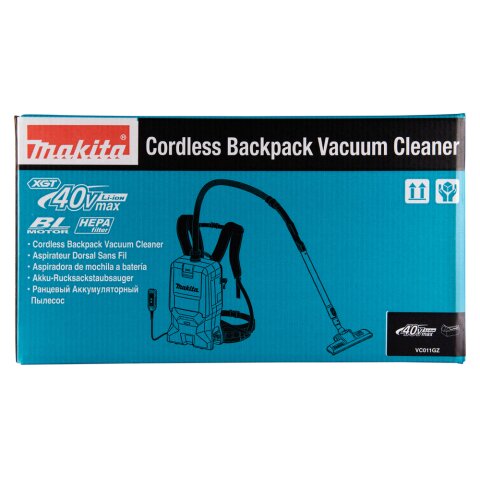 Makita VC011GZ Akku-Rucksackstaubsauger 40V max. (ohne Akku, ohne Ladegerät) EN
