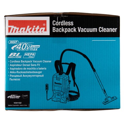 Makita VC011GZ Akku-Rucksackstaubsauger 40V max. (ohne Akku, ohne Ladegerät) EN