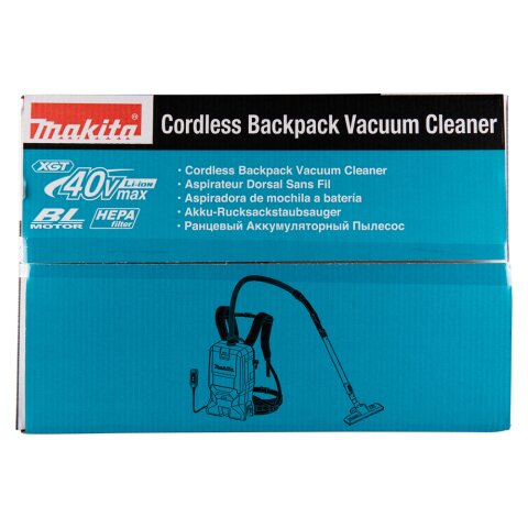 Makita VC011GZ Akku-Rucksackstaubsauger 40V max. (ohne Akku, ohne Ladegerät) EN
