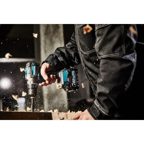 Makita DF001GD201 Akku-Bohrschrauber 40V max. / 2,5 Ah, 2 Akkus + Ladegerät im MAKPAC EN