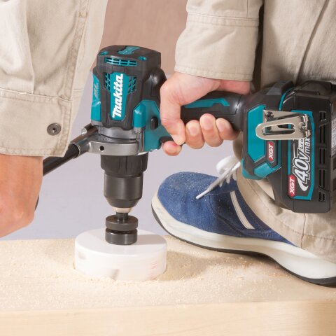 Makita DF001GD201 Akku-Bohrschrauber 40V max. / 2,5 Ah, 2 Akkus + Ladegerät im MAKPAC EN