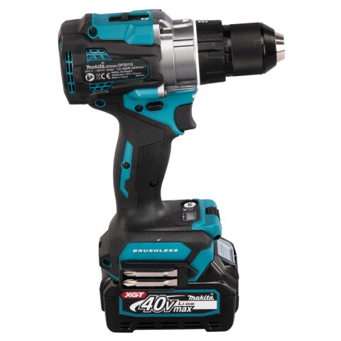 Makita DF001GD201 Akku-Bohrschrauber 40V max. / 2,5 Ah, 2 Akkus + Ladegerät im MAKPAC EN