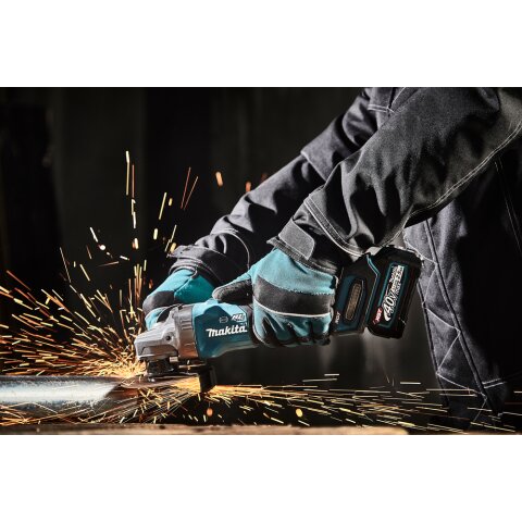 Makita GA005GM201 Akku-Winkelschleifer 40V max. / 4,0 Ah, 2 Akkus + Ladegerät im MAKPAC EN