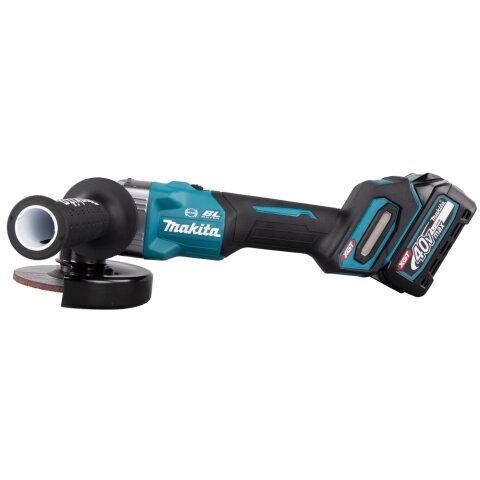 Makita GA005GM201 Akku-Winkelschleifer 40V max. / 4,0 Ah, 2 Akkus + Ladegerät im MAKPAC EN