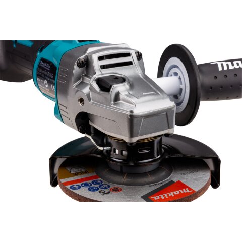 Makita GA008GM201 Akku-Winkelschleifer 40V max. / 4,0 Ah, 2 Akkus + Ladegerät im MAKPAC EN