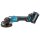 Makita GA008GM201 Akku-Winkelschleifer 40V max. / 4,0 Ah, 2 Akkus + Ladegerät im MAKPAC EN