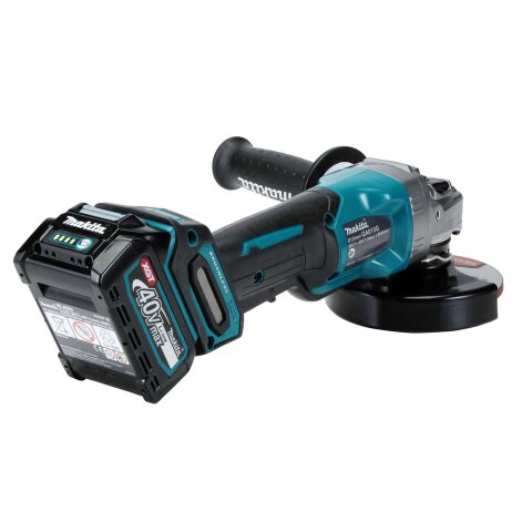 Makita GA013GM201 Akku-Winkelschleifer 40V max. / 4,0 Ah, 2 Akkus + Ladegerät im MAKPAC EN