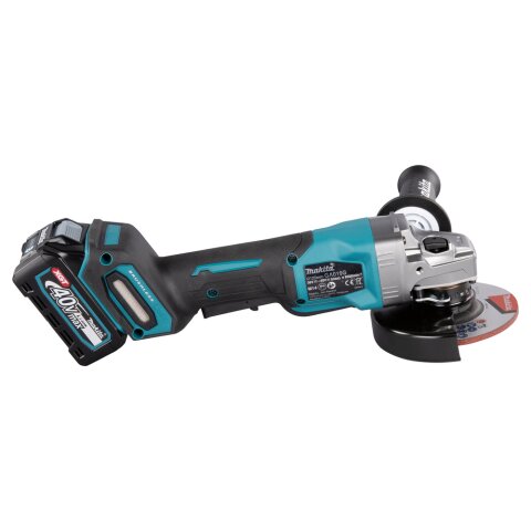 Makita GA016GM201 Akku-Winkelschleifer 40V max. / 4,0 Ah, 2 Akkus + Ladegerät im MAKPAC EN