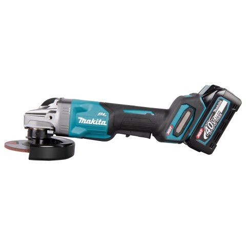 Makita GA016GM201 Akku-Winkelschleifer 40V max. / 4,0 Ah, 2 Akkus + Ladegerät im MAKPAC EN