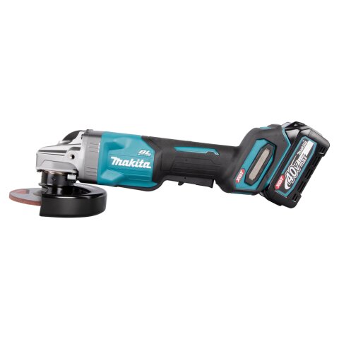Makita GA016GM201 Akku-Winkelschleifer 40V max. / 4,0 Ah, 2 Akkus + Ladegerät im MAKPAC EN
